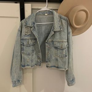Cropped Denim Jacket
